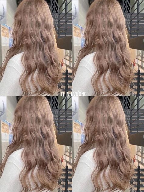 Sepia Hair Color, Natural Light Brown Hair Color, Milky Tea Hair Color, Gold Beige Hair, Light Beige Hair, Dusty Brown Hair, Very Light Brown Hair, Beige Brown Hair, Warm Hair Colors