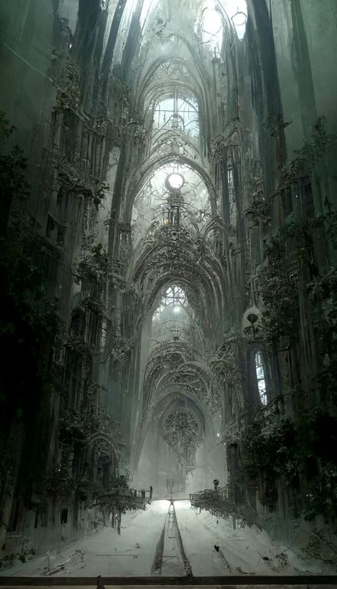 Dark Fantasy Cathedral, Gothic Athestic, Gothic City Fantasy Art, Minecraft Cathedral Gothic, Cool Gothic Wallpaper, Dark Cathedral Art, Gothic European Aesthetic, Fantasy Gothic Architecture, Dark Fantasy Architecture