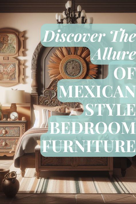 Dive into a world of vibrant colors and timeless craftsmanship with Mexican style bedroom furniture. Transform your bedroom into a cozy retreat infused with tradition and elegance. Explore various designs and find your perfect style to create a warm, inviting space. Hacienda Bedroom Mexican Style, Mexican Decor Bedroom, Mexican Furniture Hacienda Style, Mexican Inspired Bedroom, Spanish Bedroom Furniture, Spanish Bedroom Ideas, Modern Mexican Bedroom, Modern Spanish Bedroom, Spanish Modern Bedroom