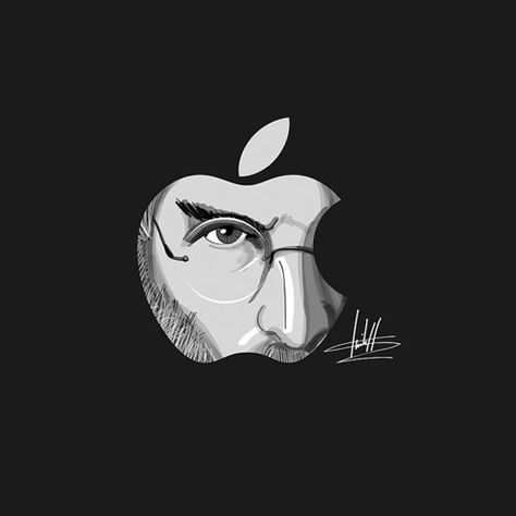 apple steve jobs concept art Logos, Steve Jobs Art, Fish Wallpaper Iphone, Steve Jobs Apple, Logo Apple, Disney Frozen Birthday, Lock Screen Wallpaper Iphone, Disney Drawings Sketches, Apple Art