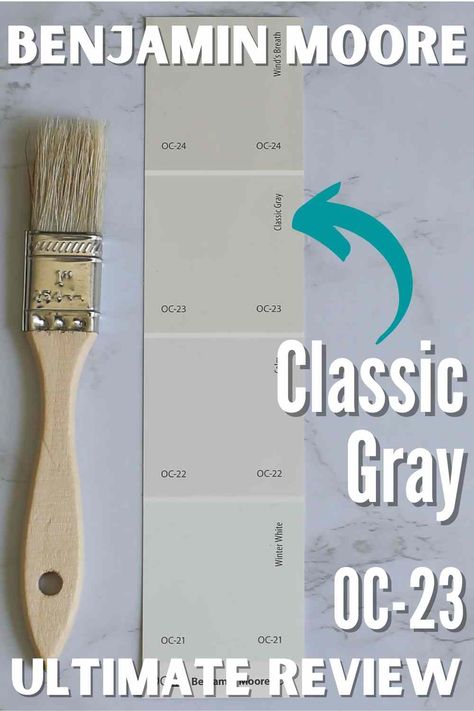 Bm Classic Gray Exterior, Classic Gray Benjamin Moore Cabinets, Grey Bathroom Paint, Grey Paint Living Room, Grey Bedroom Paint, Off White Paint Colors, Grey Kitchen Colors, Benjamin Moore Classic Gray, Best Gray Paint