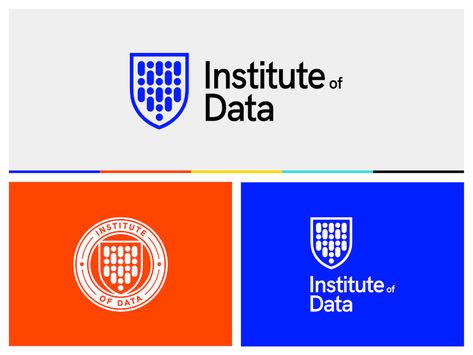 Institute of Data • Brand Identity by Alex Richards on Dribbble University Brand Identity, Education Brand Identity, School Branding Design, Data Branding, Institute Logo Design, List Graphic Design, School Brand Identity, Institution Logo, College Branding