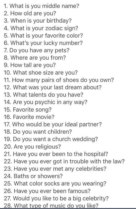 100 questions to ask Facts About Me Questions, 100 Questions To Ask, Conversation Starter Questions, Snapchat Questions, Questions To Get To Know Someone, Deep Questions To Ask, Conversation Questions, Topics To Talk About, Conversation Starters For Couples