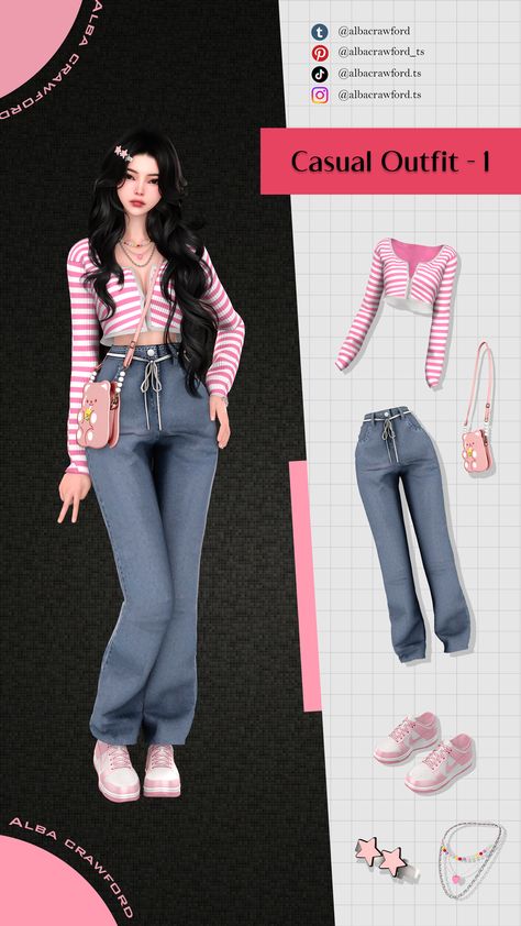 Free download CC - TS4 lookbook Sims 3 Cc Clothes, Los Sims 4 Mods, Sims 4 Toddler Clothes, Sims 3 Cc Finds, Bag Necklace, Sims 4 Cc Shoes, Free Sims 4, Tumblr Sims 4, Sims 4 Teen