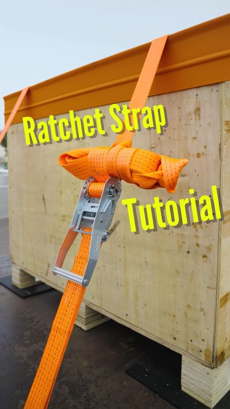 Tie Down Strap Storage, Camping Knots, Survival Knots, Trailer Axles, Knots Guide, Tie Down Strap, Shed Organization, Ratchet Straps, Knots Diy