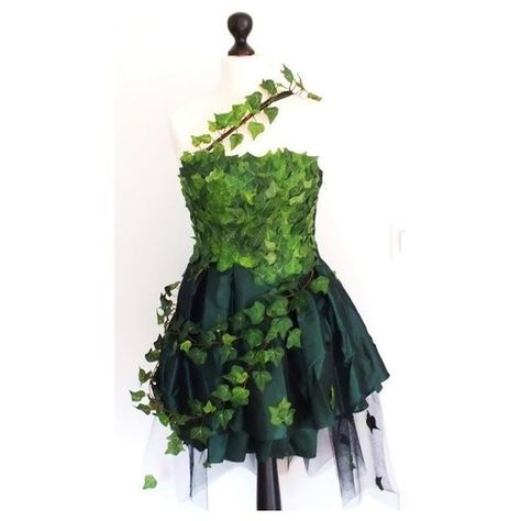 Green Fairy dress, a bit more poison ivy than I'm looking for. Maby a... ❤ liked on Polyvore featuring dresses Poison Ivy Costume Diy, Green Fairy Dress, Woodland Fairy Costume, Top Y Pollera, Faerie Costume, Ivy Costume, Poison Ivy Cosplay, Poison Ivy Costumes, Pixie Outfit