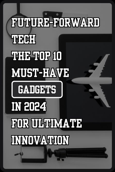 Top 10 Must-Have Gadgets in 2024. #newsmartgadgets Future Innovation, Futuristic Gadgets, Cool Car Gadgets, Tech Enthusiast, Tech Gadgets Technology, Technology Future, Future Technology Concept, Future Gadgets, Tech Gadget