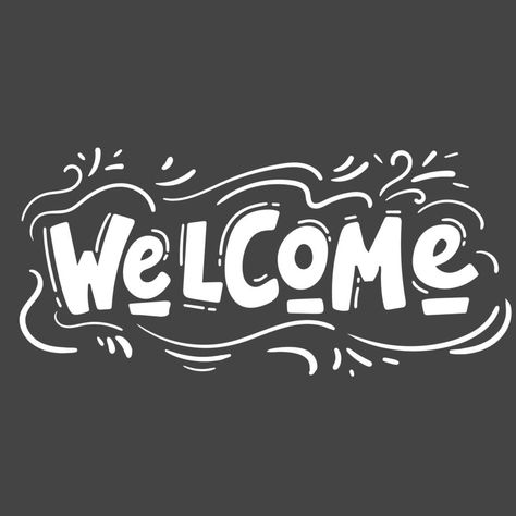 Welcome Calligraphy Lettering, Welcome To Class Aesthetic, Welcome Calligraphy, Welcome Lettering, Calligraphy Welcome Sign, Welcome Sign Ideas, Free Wedding Fonts, Lettering Background, Hand Drawn Invitation