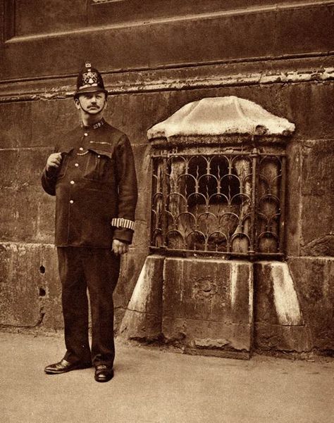 The London Stone by Donald McLeish London Stone, Hidden London, 19th Century London, Punch And Judy, London Areas, Victorian London, London History, Vintage Everyday, Historical Documents
