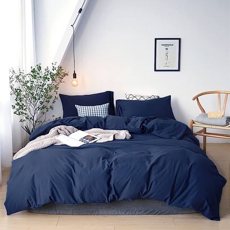 Dark Blue Bedding, Navy Bed Set, Soft Comforter Bedding, Navy Blue Comforter, Navy Blue Bedding, Navy Bedding, Blue Comforter Sets, Colorful Comforter, Blue Bedding Sets