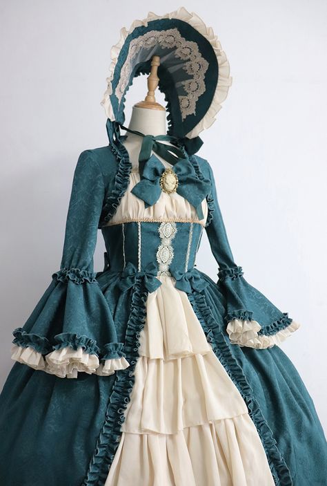 Victorian Dresses Vintage, Flowy Victorian Dress, Victorian French Dress, Cute Victorian Dress, Old Time Dresses Vintage, Victorian Dress Reference, Drawing Victorian Clothes, Cute Victorian Outfits, Cute Victorian Dresses