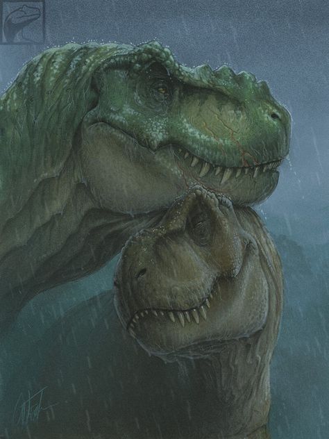 ArtStation - Sorna Tropical Storm, Frederic Wierum The Lost World Jurassic Park, T-rex Art, Lost World Jurassic Park, Jurassic Park T Rex, Dinosaur Sketch, Dinosaur Posters, Buck And Doe, Dinosaur Images, Dinosaur Drawing