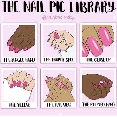 Small Nail Business Ideas, Instagram Nail Page Name Ideas, Instagram Nail Page Names, Nail Tech Name Ideas, Nail Foto, Instagram Nail Page Ideas, Nail Branding, Photogenic Poses, Nail Tech School