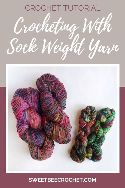 Sock Yarn Projects Crochet, Sock Yarn Crochet Patterns, Sock Weight Yarn Patterns Crochet, Crochet With Sock Yarn, Sock Yarn Projects, Sock Yarn Patterns, Sock Yarn Crochet, Yarn Projects Crochet, Bee Crochet