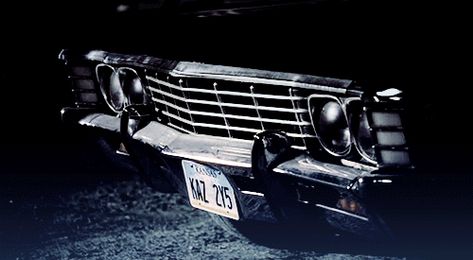 #Supernatural #Impala67 #KAZ2Y5 [GIF] Impala 1967, Supernatural Impala, Impala 67, 1967 Chevy Impala, Supernatural Baby, Car Gif, 1967 Chevrolet Impala, Supernatural Gifs, Scary Clowns