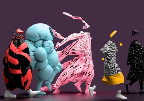 Generative Art, Motion Design, Interactive Art, Digital Fashion, 3d Fashion, Marvelous Designer, Beating Heart, The Collective, Virtual Fashion