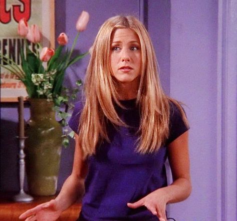 Rachel Green Long Hair, Rachel Green Makeup, Rachel Green Hairstyles, Rachel Green Haircut, Jennifer Aniston Hair Friends, Rachel Greene, Friends Wallpapers, Estilo Rachel Green, Rachel Green Hair