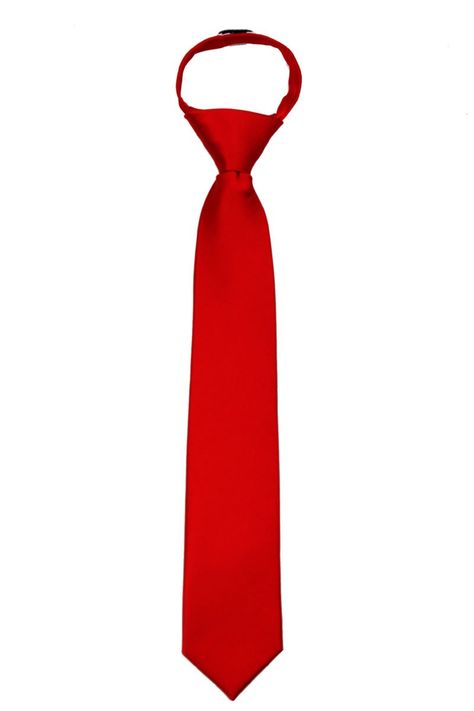 PRICES MAY VARY. COLOR - Red SIZES - The length of the tie is 19.50 from the top of the knot to the tip of the tie. It is 3.25 inches at the widest point. FABRIC - This Zipper Tie is fully lined and has a luxurious satin finish. Quality handcrafted use a premium zipper to ensure the knot stays up all the time. Made with a woven 100% microfiber. CONSTRUCTION - A thick interlining allows the tie to hold its shape. The knot moves up and down on a high quality zipper sewn into the small end of the t Red Tie Men, Hallowen Ideas, Formal Tuxedo, Tie Men, Red Tie, Satin Color, Wedding Ties, Wedding Business, Super Hero Costumes