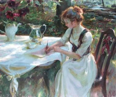 Daniel F Gerhartz, Daniel Gerhartz, Mary Cassatt, Women Writing, Writing Art, Images Esthétiques, Lost Art, Contemporary Fine Art, Belle Epoque