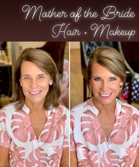 Short Hair Updo Mother Of The Bride, Wedding Hairstyles Mog, Wedding Hair Mom Of Groom, Mum Of Bride Hair, Mother Of Bride Side Swept Hair, Hair Mother Of The Bride Hairstyles, Half Up Half Down Mob Hair, Hairdos For Mother Of The Groom, Wedding Hair And Makeup For Mother Of The Groom