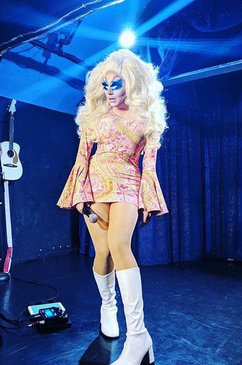 Trixie Mattel Brian Firkus, Courtney Act, Drag Queen Outfits, Drag Make-up, Rupaul Drag Queen, Trixie Mattel, Trixie And Katya, Rupaul Drag, Club Kids