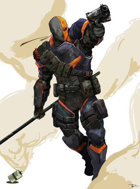 ArtStation - deathstroke, Polo Enriquez Noir Batman, Deathstroke Comics, Dc Pictures, Deathstroke Cosplay, Dc Deathstroke, Deathstroke The Terminator, Batman Hush, Cheetah Cubs, Comic Characters