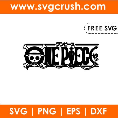 One piece One Piece Anime Svg Free, One Piece Anime Svg, One Piece Cricut, Free Anime Svg Files For Cricut, Cricut Anime Projects, One Piece Svg Free, Anime Cricut Ideas, Anime Svg Free Files For Cricut, Anime Svg Free