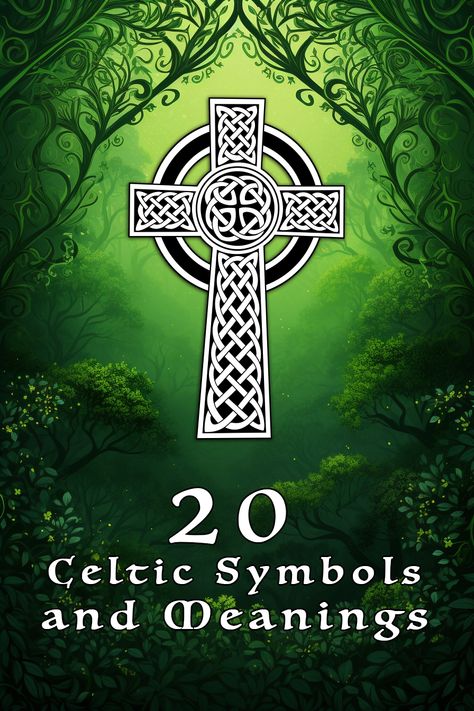 Celtic 4 Leaf Clover Tattoo, Celtic Grimoire, Celtic Griffin, Celtic Cross Meaning, Irish Symbols And Meanings, Irish Cross Tattoo, Celtic Cross Tattoo For Men, Celtic Warrior Tattoos, Gaelic Symbols