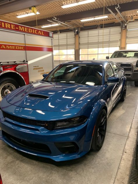 2020 Dodge Charger Widebody Scat Pack Srt Widebody Charger, Skat Pack Dodge Charger, Blue Srt Charger, Dodge Charger Widebody Scatpack, Doogee Charger Car, Widebody Scat Pack Charger, Widebody Charger, Blue Dodge Charger, Scat Pack Charger