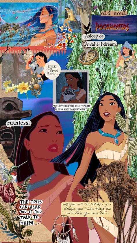 Pocahontas #disney #wallpaper #pocahontasaesthetic #nature #vibes #movie Pocahontas Movie, Disney Princess Pocahontas, Princess Pocahontas, Movie Collage, Business Cartoons, Animation Disney, Disney Collage, Disney Pocahontas, Funny Disney Jokes