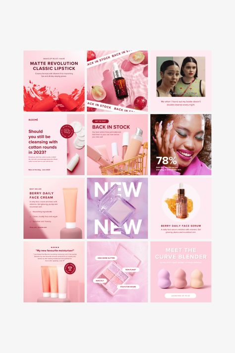 Instagram Templates Free Instagram Content Template, Modern Instagram Post Design, New Product Instagram Post, Instagram Product Post, Products Social Media Post, Giveaway Aesthetic, Giveaway Design, Graphic Social Media, Social Media Skincare