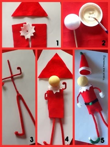 DIY Elf on the Shelf - The photos makes it real easy to diy! Diy Elf On The Shelf, Buddy Elf, Diy Elf, Mommy Diy, Elf Crafts, Elf Movie, Elf Ornaments, Office Christmas, An Elf