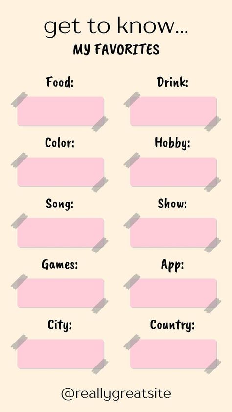 your story, instagram story, story, stories, ig story, infographic, pinterest pin Get To Know Me Template About Me, Bff Template, All About Me Aesthetic, About Me Template Aesthetic, Get To Know Me Template, Sticky Notes Aesthetic, Me Template, Horror Movie Tattoos, About Me Template