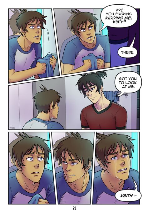 Read Voltron Comics [FAN COMICS] :: "Spark" Mini Comic | Tapas Comics Voltron Klance Sick, Cartoons Sketches, Dc Comics Funny, Avatar Art, Klance Fanart, Tapas Comics, Klance Comics, Voltron Comics, Voltron Fanart