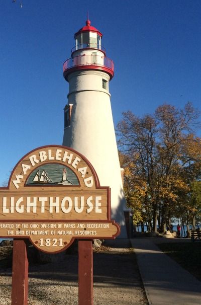 Marblehead Lighthouse State Park Marblehead Ohio, Things To Do In Ohio, Salem Massachusetts Travel, Lake Erie Ohio, Marblehead Lighthouse, Ohio Vacations, Amish Country Ohio, Cedar Point Amusement Park, Put In Bay