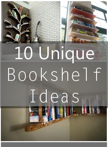 10 Unique Bookshelf Ideas Home Libraries, Unique Bookshelf, Unique Bookshelves, Creative Bookshelves, Bookshelf Ideas, Home Library, Book Nooks, My New Room, My Dream Home