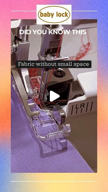 Overlocker Projects, Babylock Serger, Baby Lock Sewing Machine, Overlock Machine, Baby Lock, Techniques Couture, March 1st, Instagram Baby, March 1