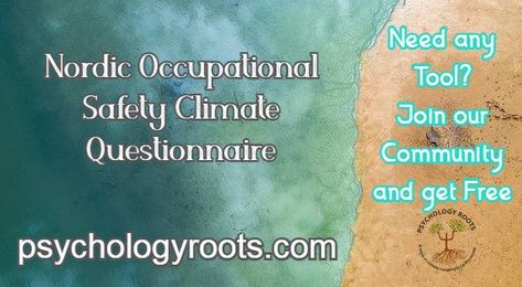 Nordic Occupational Safety Climate Questionnaire (NOSACQ-50) #climate #englishscale #nordicoccupationalsafetyclimatequestionnairenosacq-50 #occupationalsafety #researchscale #scale https://psychologyroots.com/nordic-occupational-safety-climate-questionnaire-nosacq-50/?feed_id=12642&_unique_id=601ed8966b495 Psychology Jobs, Knowledge Test, Social Capital, Behavioral Science, Hand Hygiene, Financial Problems, Psychology Books, Create Awareness, Scales