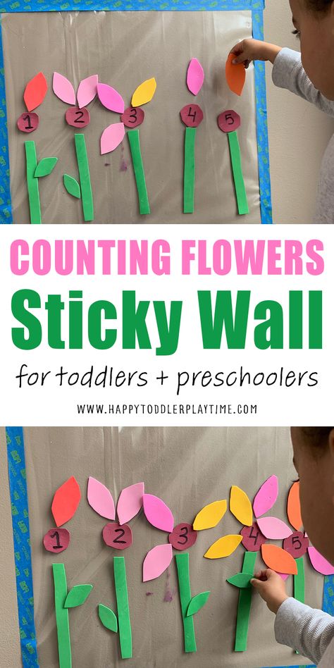 Fast & Easy Math Activities - HAPPY TODDLER PLAYTIME Nature Toddler Crafts, Stacking Activities, Toddler Spring Activities, Math Activities For Toddlers, Spring Lesson Plans, Spring Math Activities, Easy Math Activities, Spring Preschool Activities, Easy Math