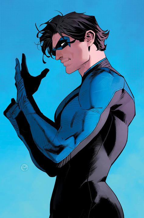 Batman Art, Nightwing Art, Nightwing Wallpaper, Nighwing, Dan Mora, Univers Dc, Arte Dc Comics, Dc Comics Artwork, Batman Family