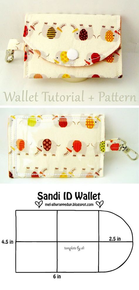 Keychain Wallet Pattern Free, Bag To Sew Free Pattern, Key Ring Sewing Pattern, Easy Pattern Sewing, Fabric Change Purse Free Pattern, Free Wallet Sewing Patterns Tutorials, Sew A Wallet Pattern, Free Wallet Sewing Patterns Simple, Simple Purse Pattern