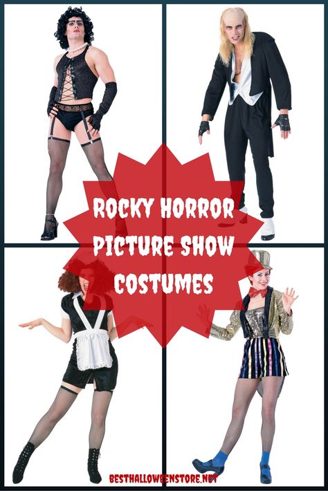 Rocky Horror Picture Show Costumes Female Frank N Furter Costume, Rockie Horror Picture Show Costume, Rocky Horror Picture Show Riff Raff, Rocky Horror Costumes Ideas, Rocky Horror Picture Show Costumes, What To Wear To Rocky Horror Show, Rocky Horror Picture Show Characters, Diy Rocky Horror Costume Ideas, Rocky Horror Picture Show Outfit Ideas