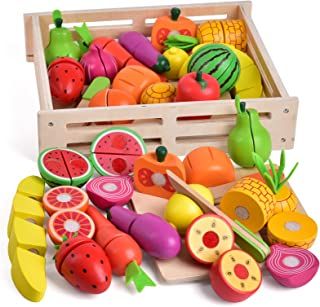 Amazon.com: kiwi crate - Prime Eligible Realistic Play Food, Wooden Play Food, Toy Kitchen Set, Food For Kids, Play Kitchen Accessories, Wooden Play Kitchen, Play Food Set, Pretend Play Kitchen, Pretend Play Food