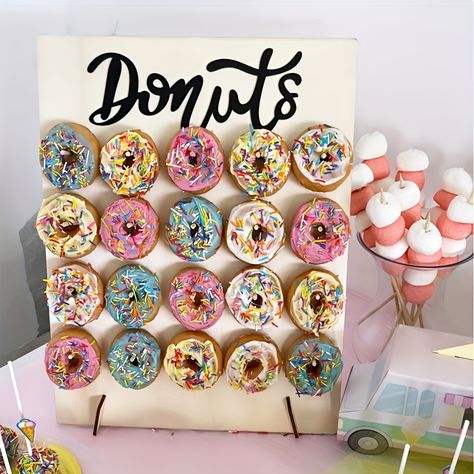 Faster shipping. Better service Ulang Tahun Perkahwinan, Wedding Anniversary Party Favors, Donut Stand, Anniversary Party Favors, Sweet 16 Decorations, Fa Fal, Donut Wall, Ornament Display, Hiasan Bilik