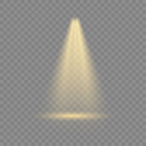 Set of spotlight isolated on transparent... | Premium Vector #Freepik #vector #light #lamp #golden #spotlight Chandelier Png Photoshop, Spotlight Overlay, Spotlight Png, Light Lamp Design, Lighting Texture, Lighting Png, Photoshop Light, Lamp Png, Fond Studio Photo