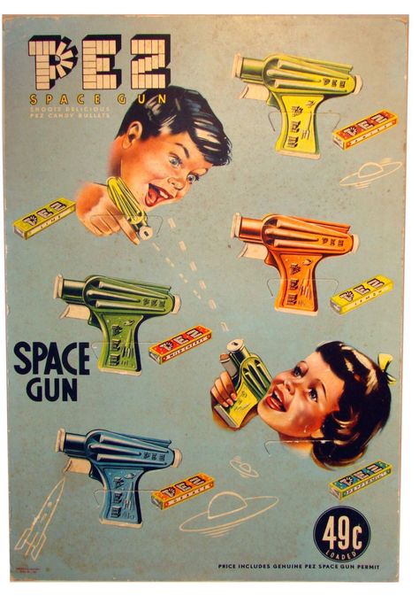 A Brief History of Pez Candy Dispensers | Innovation | Smithsonian Magazine Retro Posters, Vintage Futurism, 1950s Glamour, Funny Commercial Ads, Funny Commercials, Commercial Ads, Funny Ads, Old Advertisements, Retro Advertising