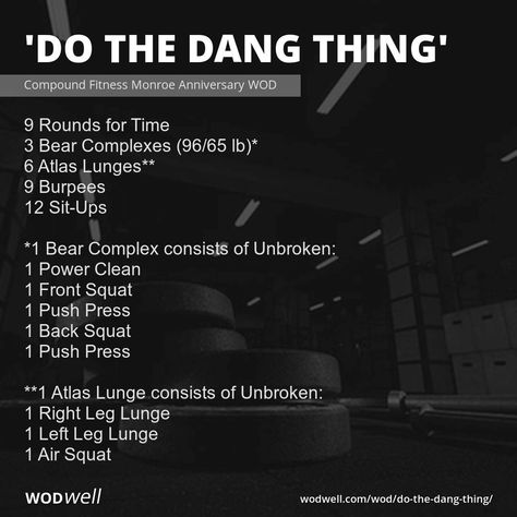 Long Crossfit Workouts, Crossfit Workouts Wod Full Body, Barbell Wod Crossfit, Wod Crossfit Workouts, Crossfit Workouts At The Gym, Barbell Wod, Thing Workout, Monroe Georgia, Crossfit Open Workouts