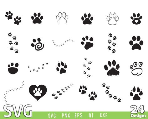 Snoopy, Paw Print Drawing, Paw Print Nails, Mom Silhouette, Heart With Infinity Tattoo, Paw Drawing, Paw Print Svg, Dog Print Tattoo, Pawprint Tattoo