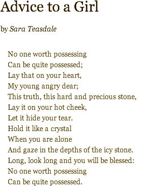 Sara Teasdale Authors Quotes, Sara Teasdale, Found Poetry, National Poetry Month, Poetry Month, Natural Magic, Girlfriend Quotes, Poetry Words, Meaning Of Life