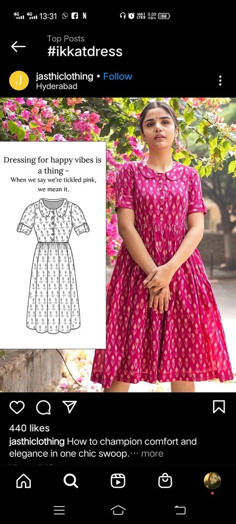 boat neck designer kurti #frontkurtineckdesigns #designforkurtineck #kurtinecklinedesigns #chudidharneckdesigns #clothesneckdesign #longgownneckdesign Make a fashion statement with a distinct and eye-catching neck design for your kurti. Ikkat Dresses Cotton Kurti, Cotton Chudidar Designs Casual, Ikat Dress Designs Latest, Ikkat Frock Designs, Cotton Fabric Dress Design, Neck For Frocks, Tops Stiching Pattern, Cotton Frocks For Women Designs, Ikat Frock Designs